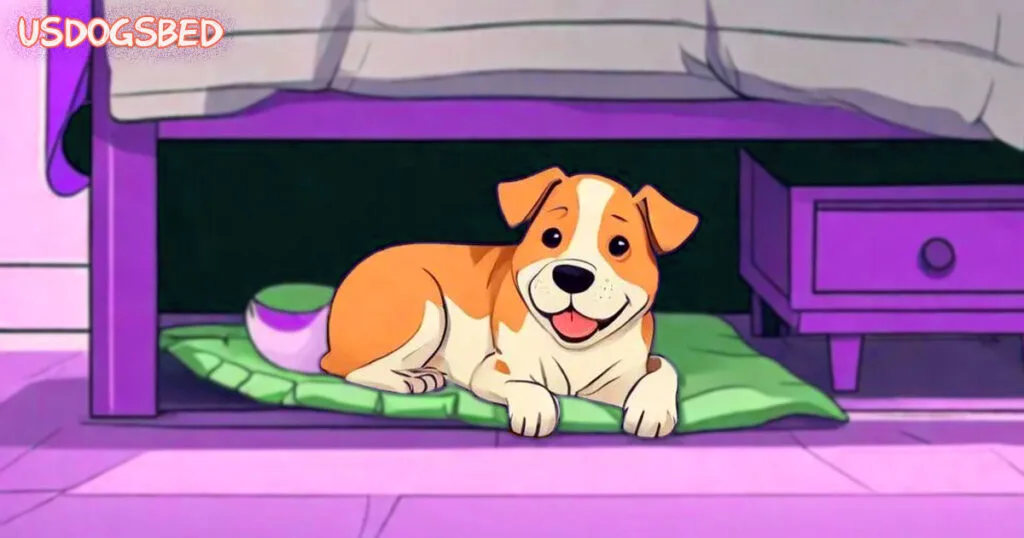 Why does my dog go under the bed