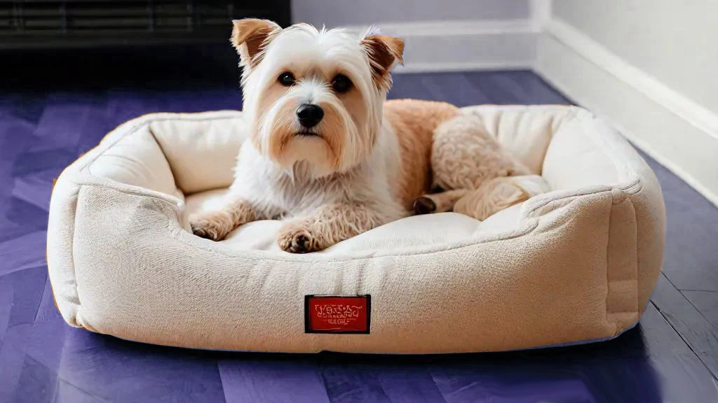 Washable dog bed