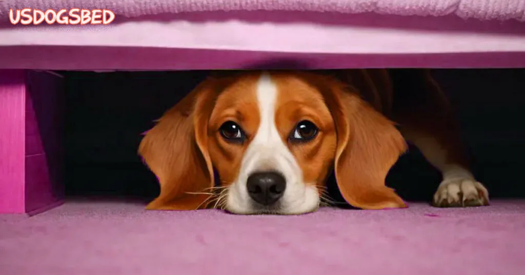 Why does my dog go under the bed